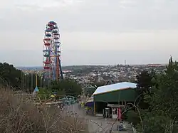 vue du site en fête,