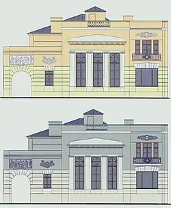rue Sadovaïa-Koudrinskaïa, maison de Schechtel, plans