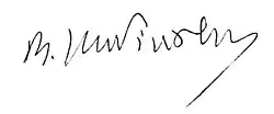signature de Volodymyr Koubiyovytch