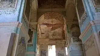 Intérieur de l'église de la Nativité.