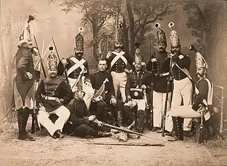 Photographie réalisé dans un studio de Saint-Petersburg en 1890