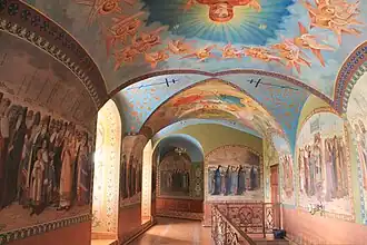 Dans l'église Saint-Job,