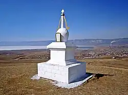 Stūpa à Goussinooziorsk.