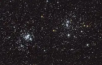 Autre image du double amas par un astronome amateur.