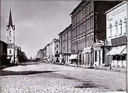 Vue de l'église luthérienne allemande (1900-1904).