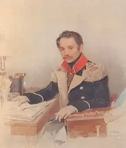 Portrait du général Dubelt (1792-1862), chef de la police secrète (1834)