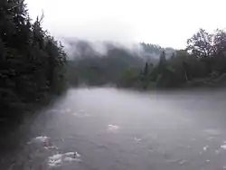 Brume sur le Gobilli en juillet 2015.