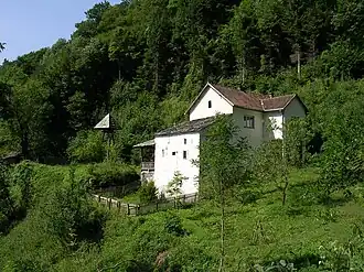 Le bas ermitage Saint-Sava
