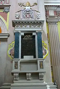 Épitaphe de Kacper Kazimierz Cieciszowski&nbsp;(en)