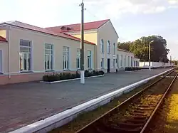 Sa gare ferroviaire,