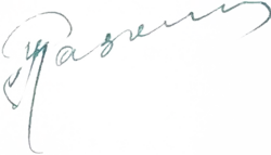 signature d'Ivan Kazanets