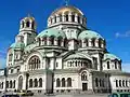 Cathédrale Saint-Alexandre-Nevski de Sofia, (Bulgarie).