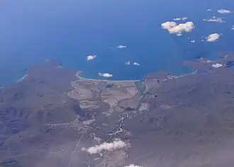 Le delta de la rivière Kievka.