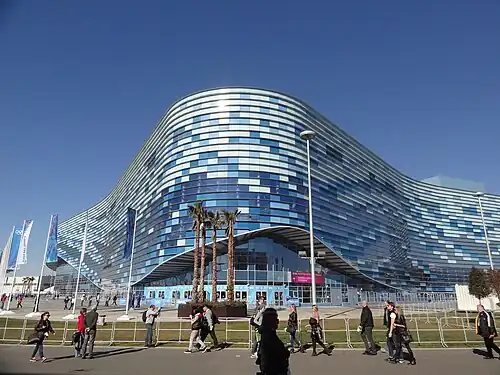 Le centre de patinage artistique Iceberg, à Sotchi (par Andrey Bokov, 2012).