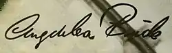 signature d'Angelika Buck