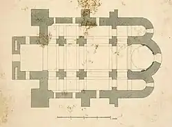 plan de l'église