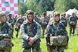 Unité mixte à l'entrainement en 2018.