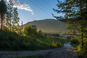 Maisons dans le village.