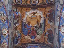 Détail d'une fresque de la coupole