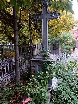 Tombe d'Ivan Annenkov et de son épouse née Pauline Geuble