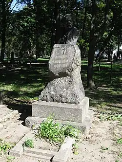 Tombe de Marko Kropyvnytshy à Kharkiv