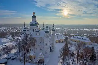 Monastère de la Trinité-Saint-Élie de Tchernihiv&nbsp;(uk), Janvier 2019.