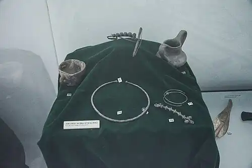 Artéfacts provenant du site de Velika Humska čuka.