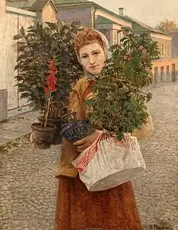 Dans un nouvel appartement.