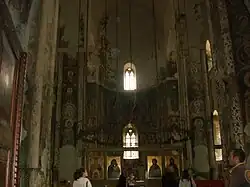 Fresques à l'intérieur de l'église