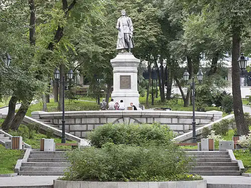 Statue de Sergueï Lazo à Vladivostok.