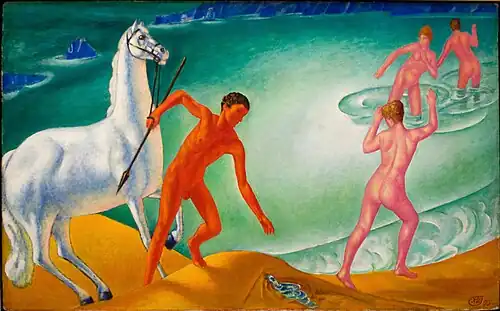 Guerrier assoiffé, 1915