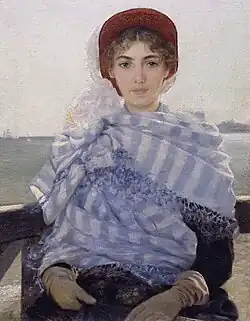 Portrait de sa femme. Musée d'art de Simferopol&nbsp;(ru).