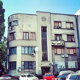 Le bâtiment résidentiel et commercial de Petar Janković, 1933-1936