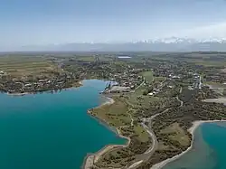 Pristan'-Prjeval'sk au bord de l'Yssyk Koul.