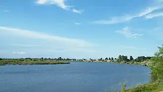 La rivière Toungouska près du village de Nikolaïevka.