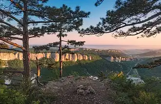 Le site de Mangoup, encore. Mai 2017.