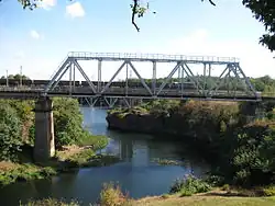 Pont du chemin de fer à Korosten, en 2009.