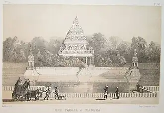 Une pagode à Madura.