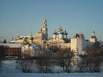 La laure (monastère) de saint Serge à Serguiev Possad en Russie.