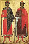 Saints Boris et Gleb Moscou(milieu du XIVe&nbsp;siècle)