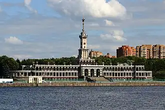 Terminal fluvial nord du port de Moscou.