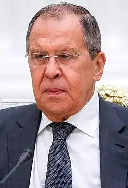 Sergueï Lavrov                              Ministre des Affaires étrangères[3]