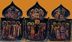 Triptyque: L’Annonciation, la Trinité, la Présentation, peintre inconnu, milieu du XVIIe&nbsp;siècle