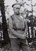 Vladimir Sokolov (1862-1919)&nbsp;(ru), chef du 4e corps sibérien, futur général des armées blanches, fusillé en 1919.