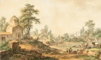 Ruines de bâtiment religieux à Staryï Krym.