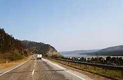 R258 longeant la Selenga.