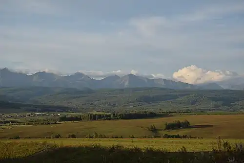 Vue d'une partie de la vallée.