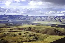Lac Ubsunur, Touva (Russie), en 1999