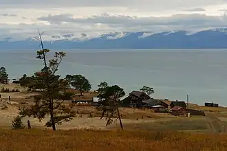 Vue depuis le nord d'Olkhon