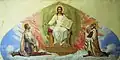 Christ en Gloire devant saint Alexandre Nevski et saint Nicolas (esquisse)